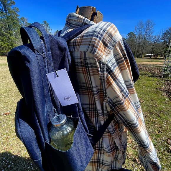 NWT Unisex Adult OS Navy Herschel Supply Co. Miller Backpack - Picture 2 of 15